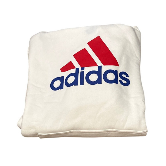 Adidas Men's 2 Tone Bos Hoodie JW4814 Graphic Sweatshirt Size Large New - Picture 1 of 4